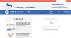 Desktop Screenshot of frequenceprotestante.com